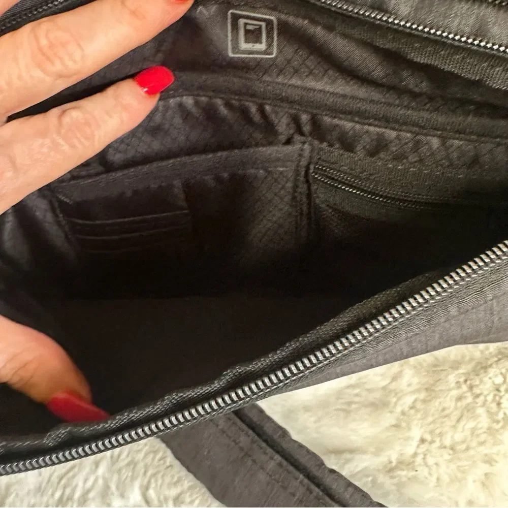Samsonite Modern Utility Computer Laptop Messenger Travel Bag Dark Charcoal Gray
